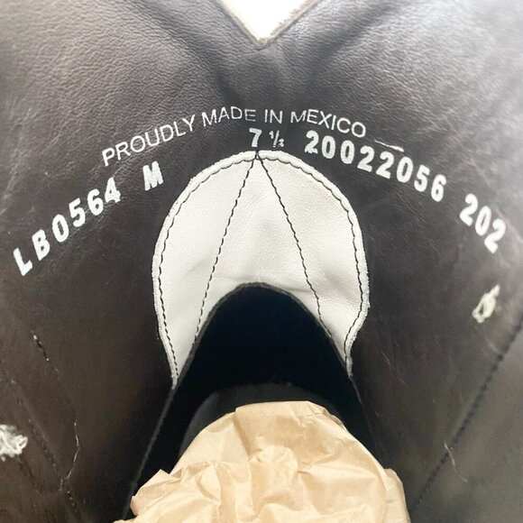 Lane EMMA JANE Womens Cowboy Bootie 7.5 White Western Cowgirl Short Ankle Boots - Picture 9 of 11